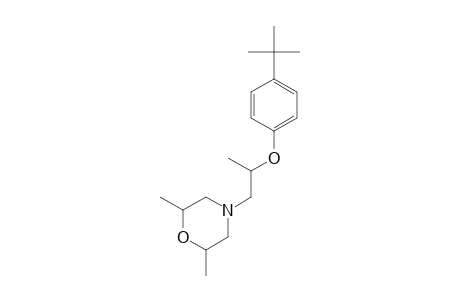Morpholine, 4-[2-[4-(1,1-dimethylethyl)phenoxy]propyl]-2,6-dimethyl-, cis-
