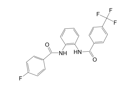 Benzamide, 4-fluoro-N-[2-[[4-(trifluoromethyl)benzoyl]amino]phenyl]-