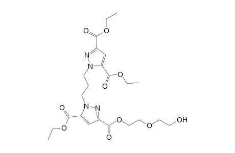 1-[3,5-Bis(ethoxycarbonyl)-1H-pyrazol-1-yl]-3-[5-ethoxycarbonyl-3-(5-hydroxy-3-oxapentyloxycarbonyl)-1H-pyrazol-1-yl]propane