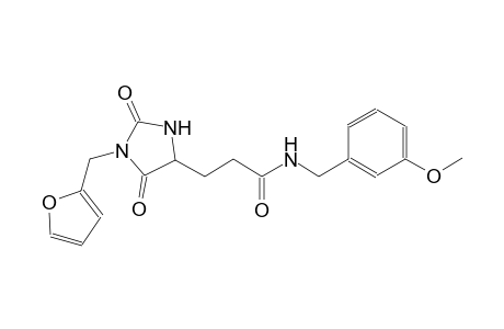 4-imidazolidinepropanamide, 1-(2-furanylmethyl)-N-[(3-methoxyphenyl)methyl]-2,5-dioxo-, (4S)-