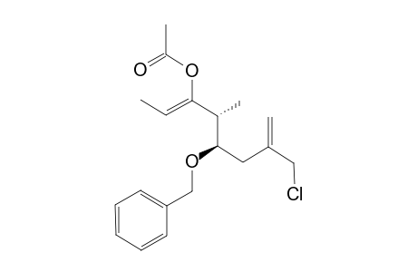 (2Z,4SR,5SR)-5-BENZYLOXY-7-CHLOROMETHYL-4-METHYL-OCTA-2,7-DIEN-3-YL-ACETATE