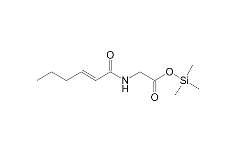 Mono-TMS-lated 2-hexenoylglycine
