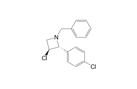 trans-3-Chloro-1-benzyl-2-(4-chlorophenyl)azetidine