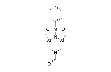 4-FORMYL-2,2,6,6-TETRAMETHYL-1-PHENYLSULFONYL-2,6-DISILAPIPERAZINE