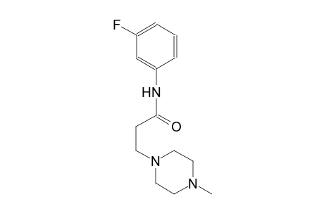 1-piperazinepropanamide, N-(3-fluorophenyl)-4-methyl-