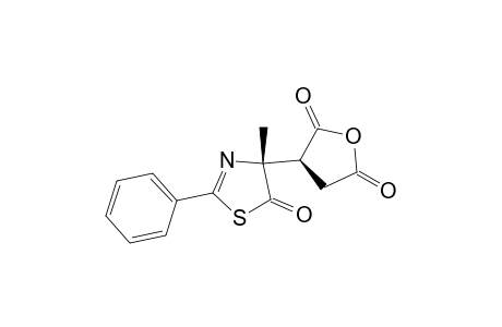 2,5-Furandione, 3-(4,5-dihydro-4-methyl-5-oxo-2-phenyl-4-thiazolyl)dihydro-, (R*,S*)-