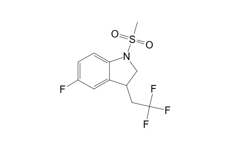 5-FLUORO-1-METHANESULFONYL-3-(2,2,2-TRIFLUOROETHYL)-2,3-DIHYDRO-1H-INDOLE