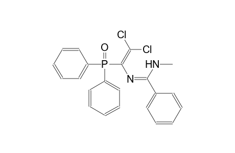 N'-[(Z)-2,2-dichloro-1-(diphenylphosphoryl)ethenyl]-N-methylbenzenecarboximidamide