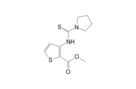 2-thiophenecarboxylic acid, 3-[(1-pyrrolidinylcarbonothioyl)amino]-, methyl ester