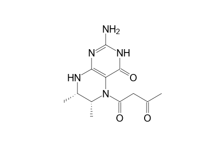 Acetamide, N-(5-acetyl-1,4,5,6,7,8-hexahydro-6,7-dimethyl-4-oxo-2-pteridinyl)-