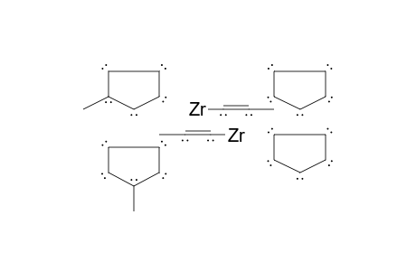 Zirconium, bis(.eta.5-2,4-cyclopentadien-1-yl)bis[(1,2,3,4,5-.eta.)-1-methyl-2,4-cyclopentadien-1-yl]bis[.mu.-[(1-.eta.:1,2-.eta.)-1-propynyl]]di-