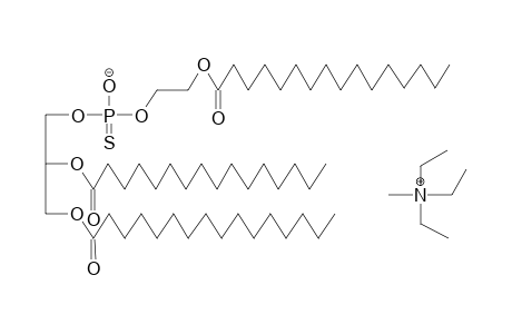 1,2-DIPALMITOYLGLYCERO-3-(O-BETA-PALMITOYLETHYL)THIONOPHOSPHATE,METHYLTRIETHYLAMMONIUM SALT