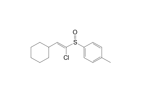 (Z)-1-Chloro-2-cyclohexyl-1-(p-tolylsulfinyl)-ethene