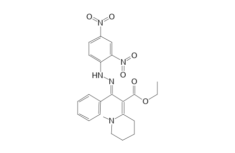 Ethyl 3-phenyl-3-(2",4"-dinitrophenylhydrazono)-2-(1'-methylpiperidin-2'-ylidene)propionate