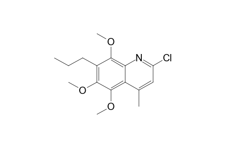2-Chloro-5,6,8-trimethoxy-7-propyl-4-methylquinoline