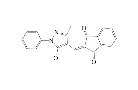 2-[(5-Hydroxy-3-methyl-1-phenyl-1H-pyrazol-4-yl)methylidene]-1H-indene-1,3(2H)-dione