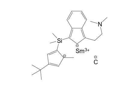 samarium(III) 1-((4-(tert-butyl)-2-methylcyclopenta-3,5-dien-2-ide-1-yl)dimethylsilyl)-3-(2-(dimethylamino)ethyl)-2H-inden-2-ide methanide