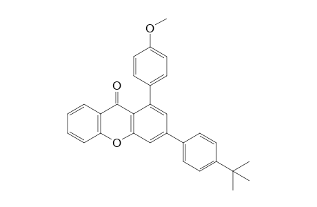 3-(4-(tert-Butyl)phenyl)-1-(4-methoxyphenyl)-9H-xanthen-9-one