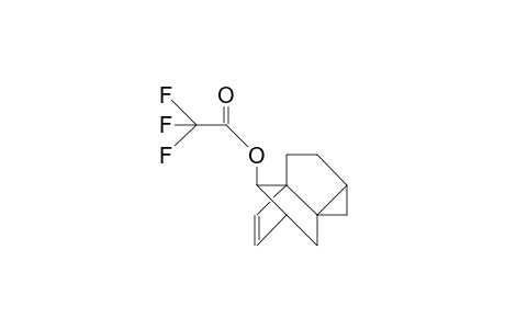 syn-11-Trifluoroacetoxy-tetracyclo(6.2.1.0/1,6/.0/4,6/)undec-9-ene