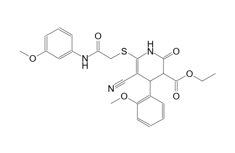 3-pyridinecarboxylic acid, 5-cyano-1,2,3,4-tetrahydro-4-(2-methoxyphenyl)-6-[[2-[(3-methoxyphenyl)amino]-2-oxoethyl]thio]-2-oxo-, ethyl ester