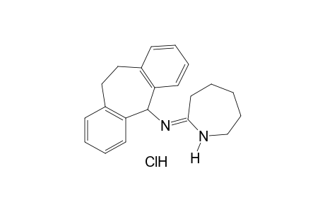 2-[(10,11-dihydro-5H-dibenzo[a,d]cyclohepten-5-yl)imino]hexahydro-1H-azepine, monohydrochloride