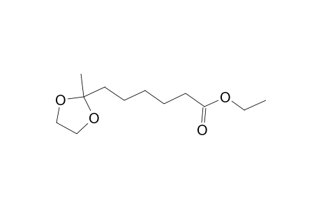 1,3-Dioxolane-2-hexanoic acid, 2-methyl-, ethyl ester