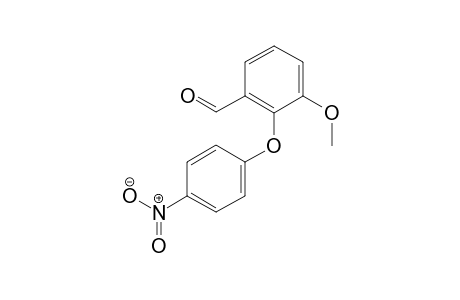 3-Methoxy-2-(4-nitrophenoxy)benzaldehyde