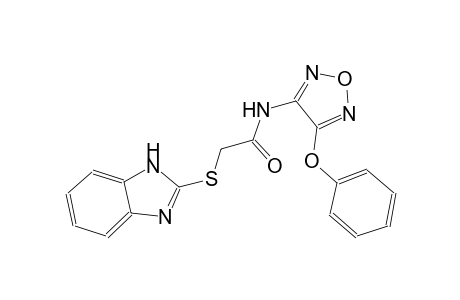 2-(1H-benzimidazol-2-ylsulfanyl)-N-(4-phenoxy-1,2,5-oxadiazol-3-yl)acetamide