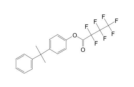 4-Cumylphenol, heptafluorobutyrate