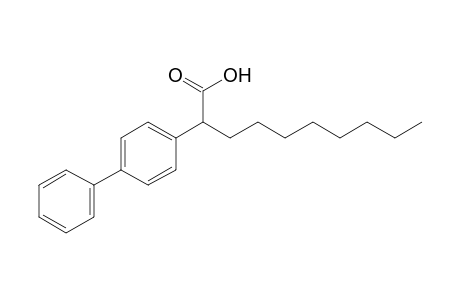 2-(p-biphenylyl)decanoic acid