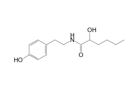 N-[2-(4-Hydroxyphenyl)ethyl]-2-hydroxyhexanamide