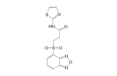 propanamide, 3-(2,1,3-benzoxadiazol-4-ylsulfonyl)-N-(2-thiazolyl)-