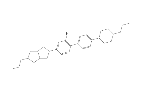 2-[3-fluoro-4-[4-(4-propylcyclohexyl)phenyl]phenyl]-5-propyl-1,2,3,3a,4,5,6,6a-octahydropentalene