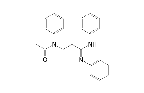 1-(Phenylimino)-1-(phenylamino)-2-[(N-phenyl-N-acetyl)amino]ethane