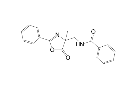 2-(Benzamidomethyl)-2-phenyl-4-methyl-1,3-oxazol-5(4H)-one