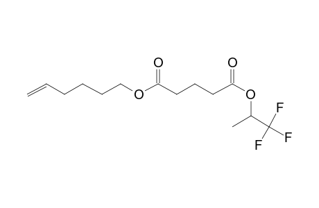 Glutaric acid, hex-5-en-1-yl 1,1,1-trifluoroprop-2-yl ester