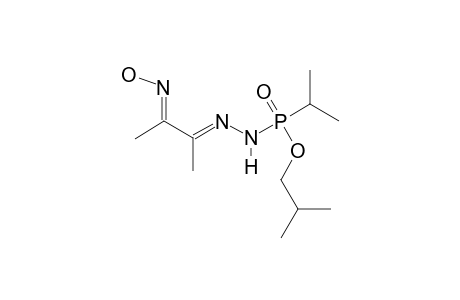 O-ISOBUTYLISOPROPYL-2-(1-METHYL-2-OXOPROPYLIDENE)-PHOSPHONOHYDRAZIDO-OXIME
