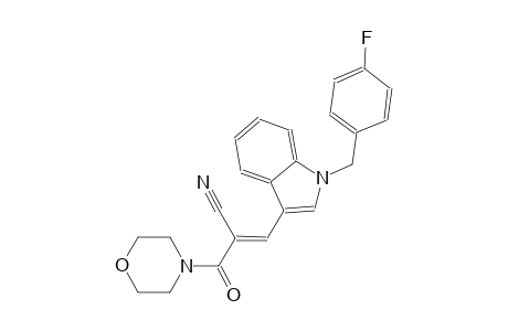 (2E)-3-[1-(4-fluorobenzyl)-1H-indol-3-yl]-2-(4-morpholinylcarbonyl)-2-propenenitrile