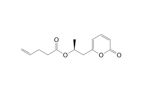 (S)-1-(2-Oxo-2H-pyran-6-yl)propan-2-yl pent-4-enoate