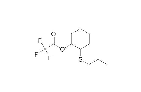 Acetic acid, trifluoro-, 2-(propylthio)cyclohexyl ester, trans-