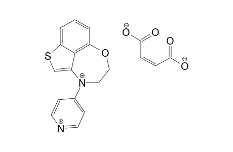 4,5-DIHYDRO-3-(4-PYRIDINYL)-THIENO-[4,3,2-EF]-[1,4]-BENZOXAZEPINE-MALEAT