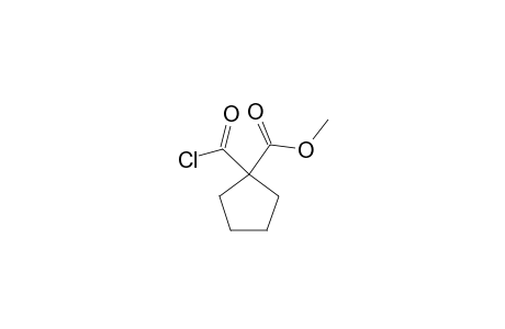 1-CHLOROCARBONYLCYCLOPENTANE-1-CARBOXYLIC-ACID-METHYLESTER