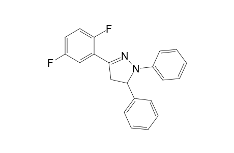 3-(2',5'-Difluorophenyl)-1,5-diphenyl-4,5-dihydro-1H-pyrazole