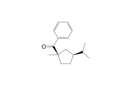 [(1R,3S)-1-Methyl-3-(1-methylethyl)cyclopent-1-yl](phenyl)methanone