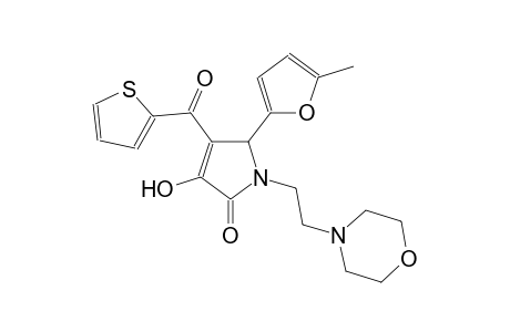 3-hydroxy-5-(5-methyl-2-furyl)-1-[2-(4-morpholinyl)ethyl]-4-(2-thienylcarbonyl)-1,5-dihydro-2H-pyrrol-2-one