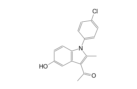 ethanone, 1-[1-(4-chlorophenyl)-5-hydroxy-2-methyl-1H-indol-3-yl]-