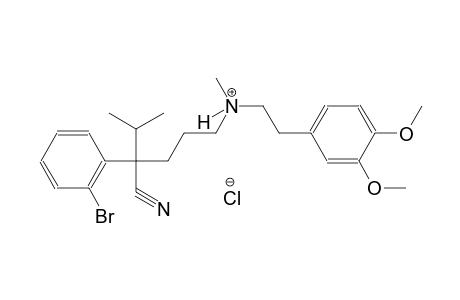 4-(2-bromophenyl)-4-cyano-N-[2-(3,4-dimethoxyphenyl)ethyl]-N,5-dimethyl-1-hexanaminium chloride