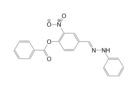 benzaldehyde, 4-(benzoyloxy)-3-nitro-, phenylhydrazone