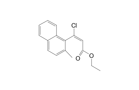 (E)-3-Chloro-3-(2-methyl-naphthalen-1-yl)-acrylic acid ethyl ester