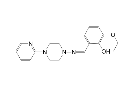 phenol, 2-ethoxy-6-[(Z)-[[4-(2-pyridinyl)-1-piperazinyl]imino]methyl]-